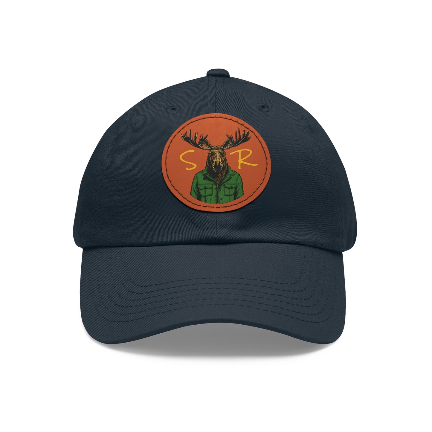 Rick the Moose Hat with Leather Patch