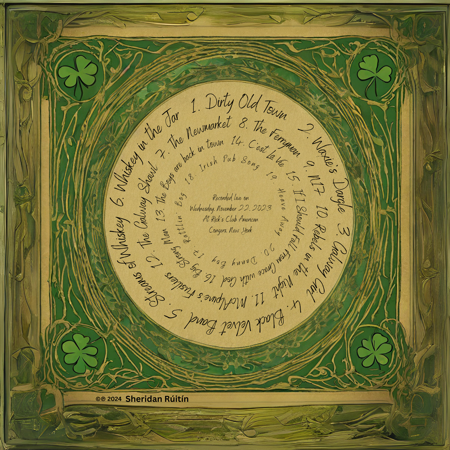 Sheridan Rúitín - Live at Rick's Club American