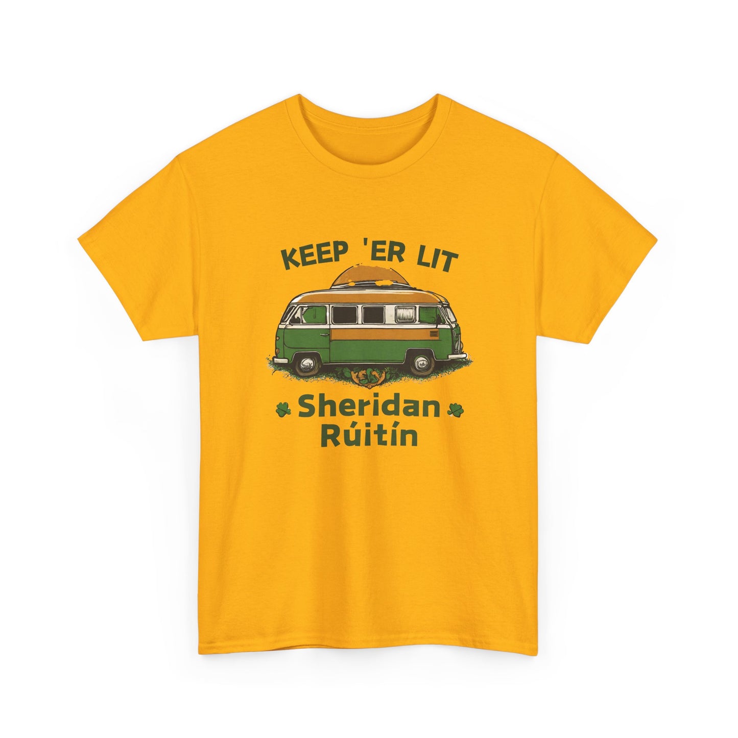 'Keep 'Er Lit' Sheridan Rúitín Campervan Graphic Tee