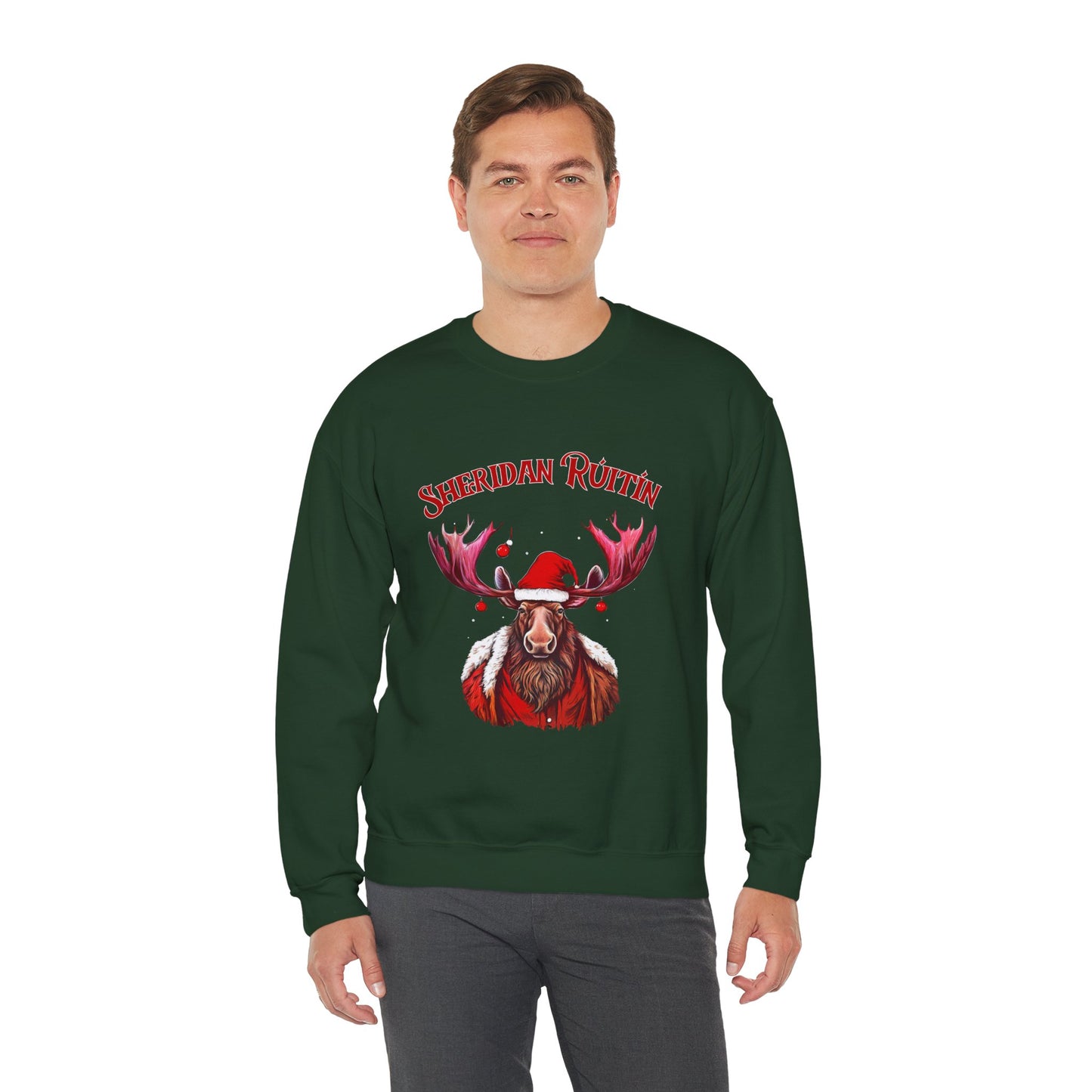 "A Very Rick the Moose Xmas" Crewneck Sweatshirt - Christmas Sweater