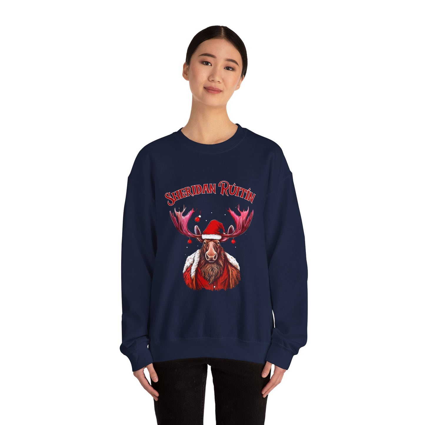 "A Very Rick the Moose Xmas" Crewneck Sweatshirt - Christmas Sweater