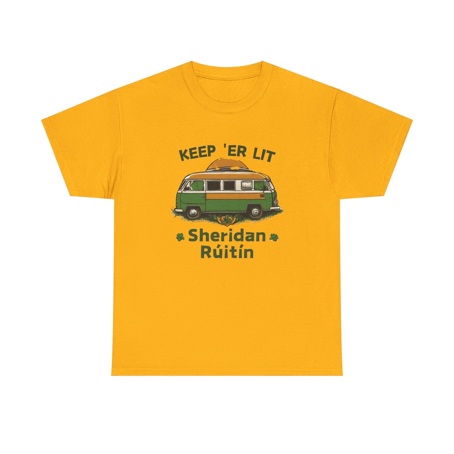 'Keep 'Er Lit' Sheridan Rúitín Campervan Graphic Tee