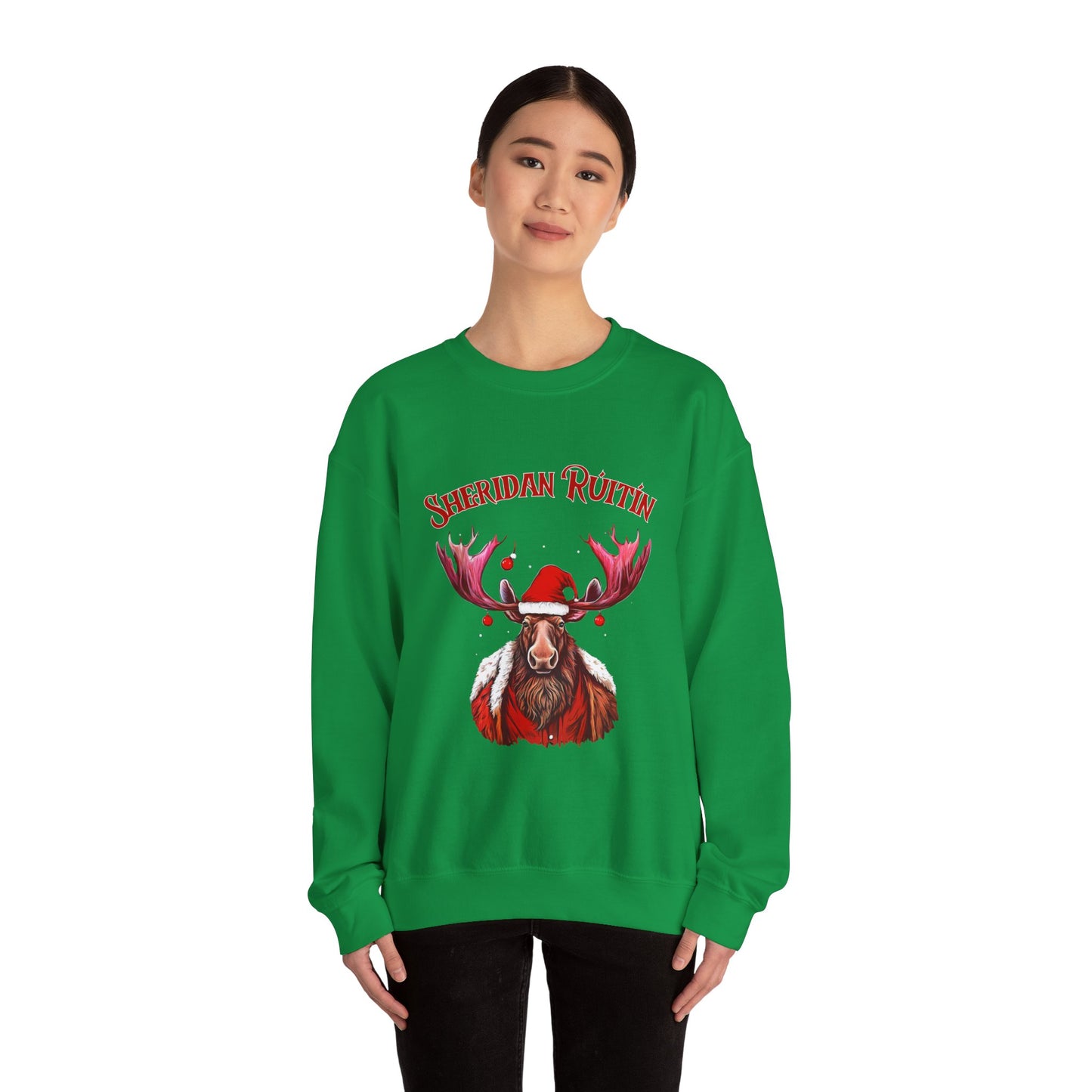 "A Very Rick the Moose Xmas" Crewneck Sweatshirt - Christmas Sweater