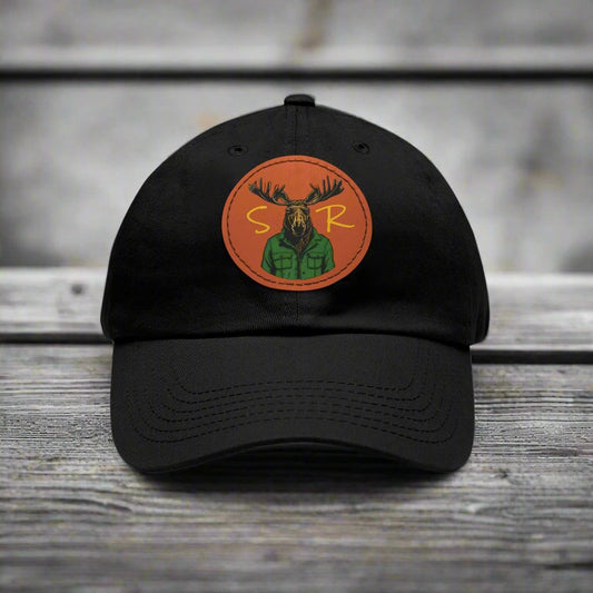 Rick the Moose Hat with Leather Patch