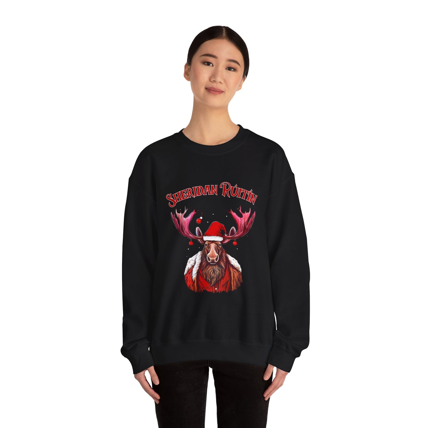 "A Very Rick the Moose Xmas" Crewneck Sweatshirt - Christmas Sweater