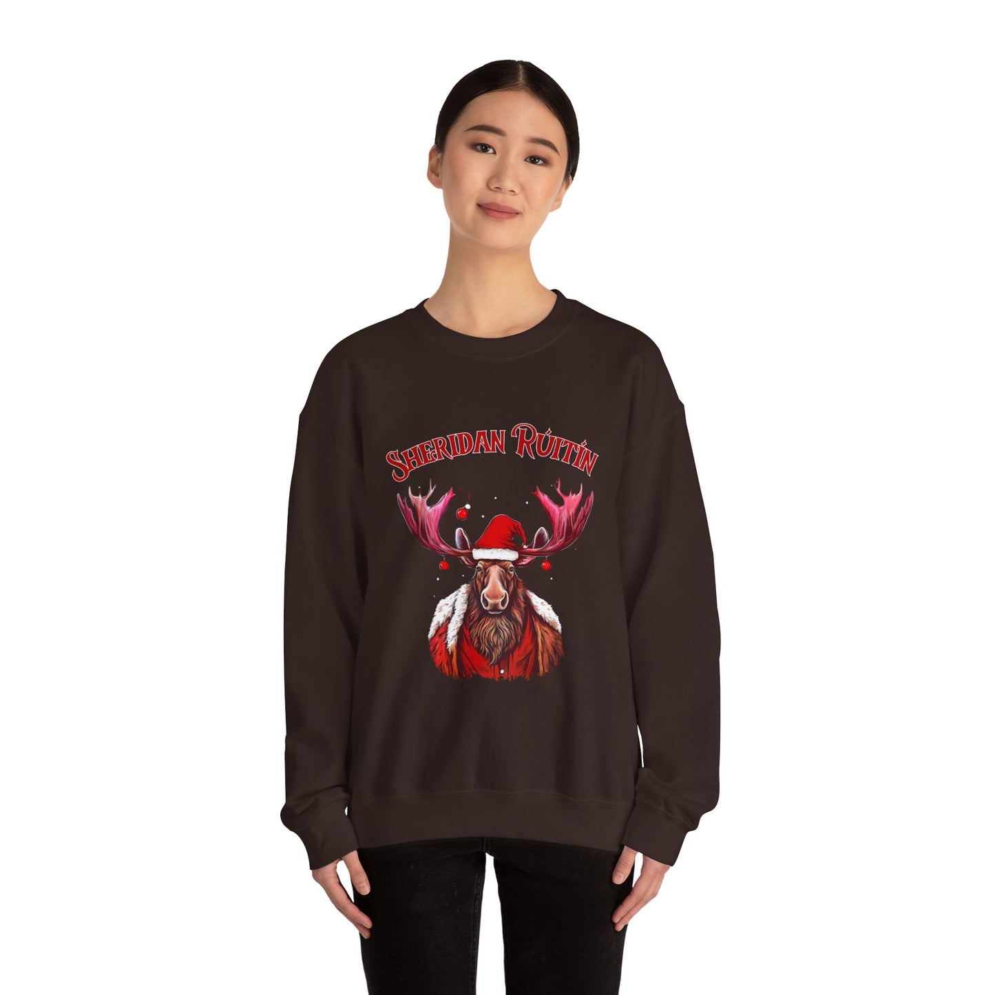 "A Very Rick the Moose Xmas" Crewneck Sweatshirt - Christmas Sweater